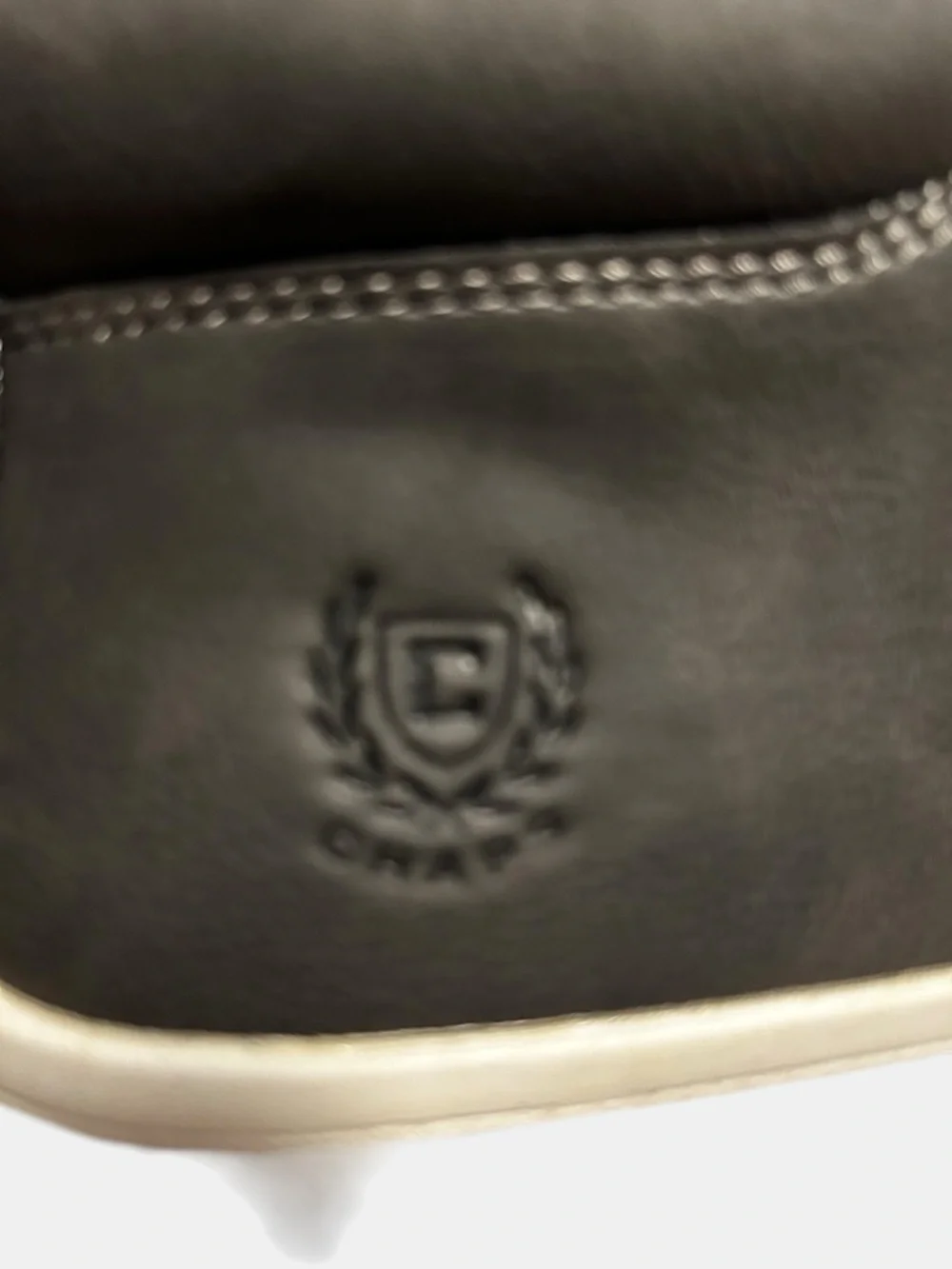 Chaps Paul Men's 10 1/2 Grey Casual Mid-Top Sneakers with Cream Sole - Picture 4 of 6